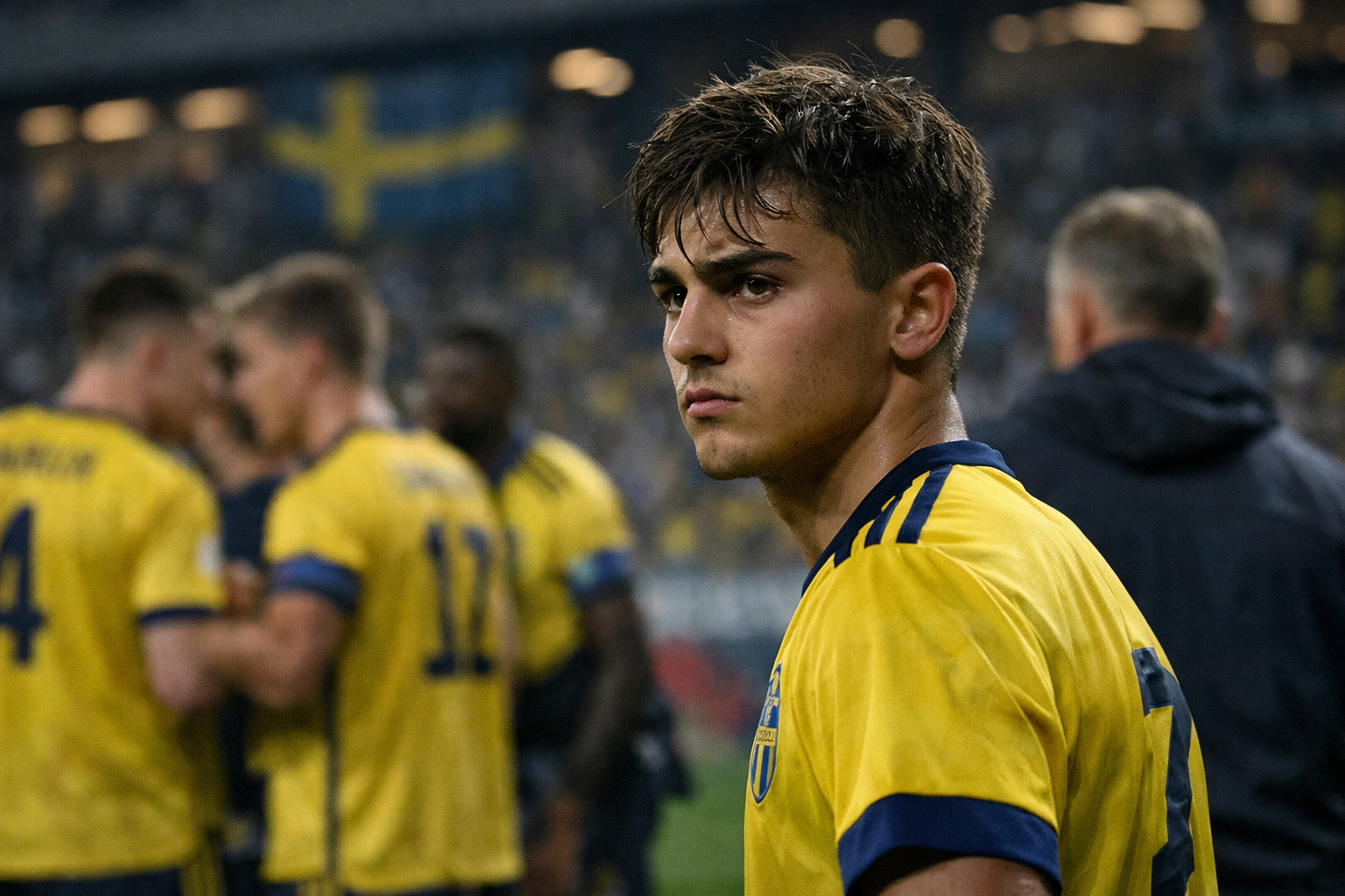 Feature image for Roony Bardghji left out of Sweden squad as reports point to post-qualification fallout