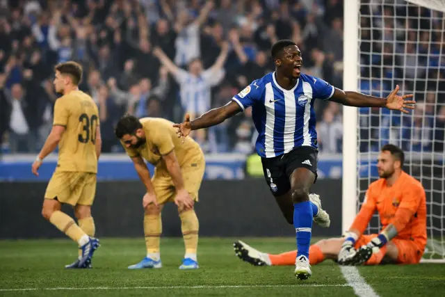 Feature image for Alaves dent Barcelona’s 100-point chase with gritty win over rotated champions