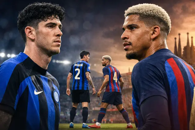 Feature image for Barcelona’s Alessandro Bastoni push could hinge on Ronald Araujo compromise
